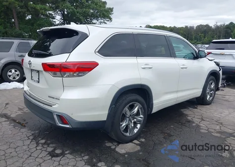 2018 Toyota Highlander Limited Platinum from USA, damaged, VIN 5TDDZRFH0JS908682